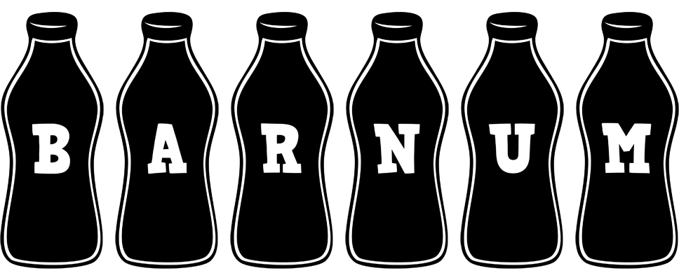 Barnum bottle logo