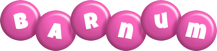 Barnum candy-pink logo