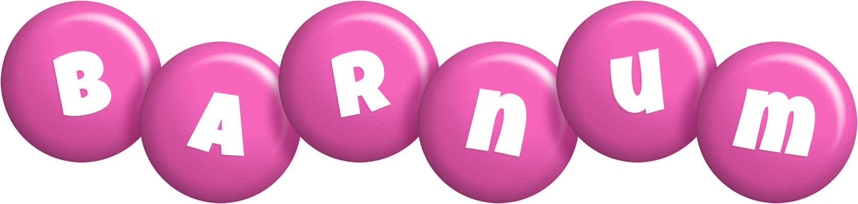Barnum candy-pink logo
