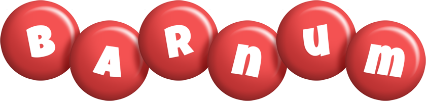 Barnum candy-red logo