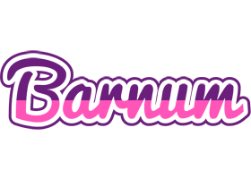 Barnum cheerful logo