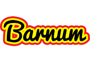 Barnum flaming logo