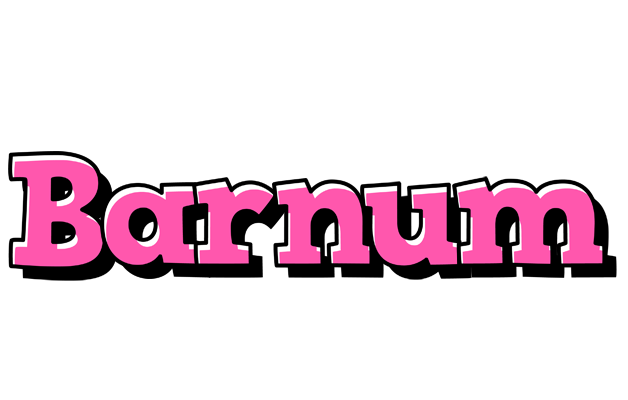 Barnum girlish logo