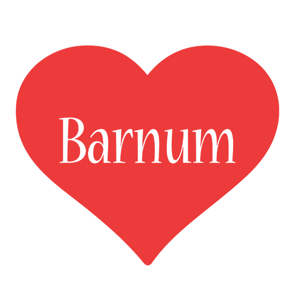 Barnum love logo