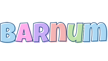 Barnum pastel logo