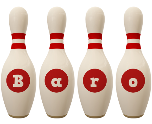 Baro bowling-pin logo
