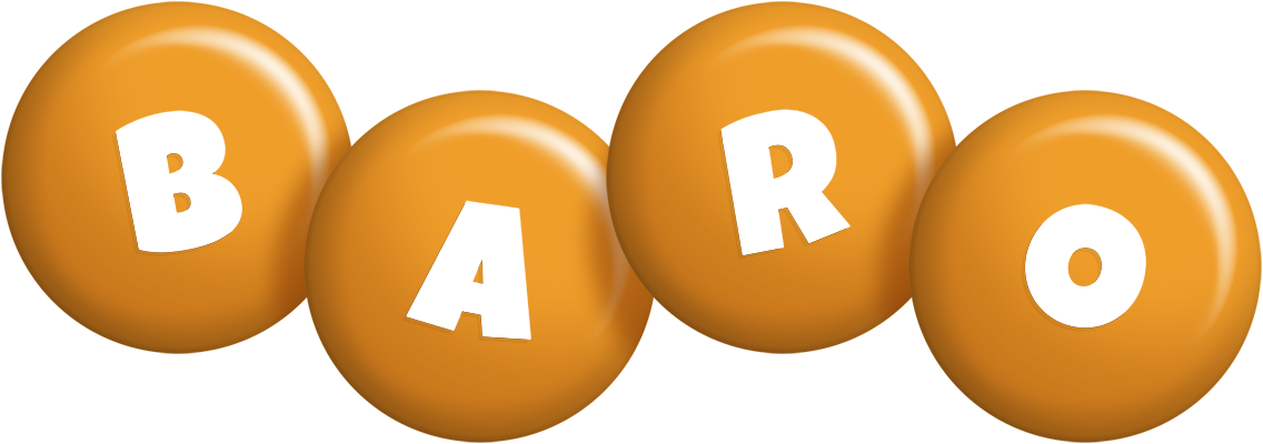 Baro candy-orange logo