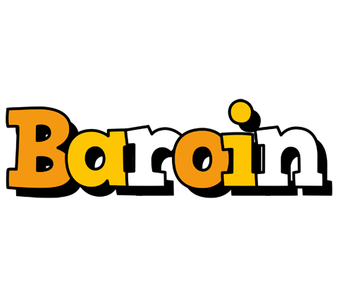 Baroin cartoon logo