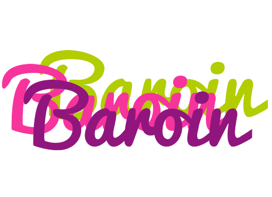 Baroin flowers logo