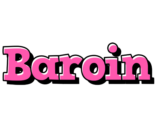 Baroin girlish logo