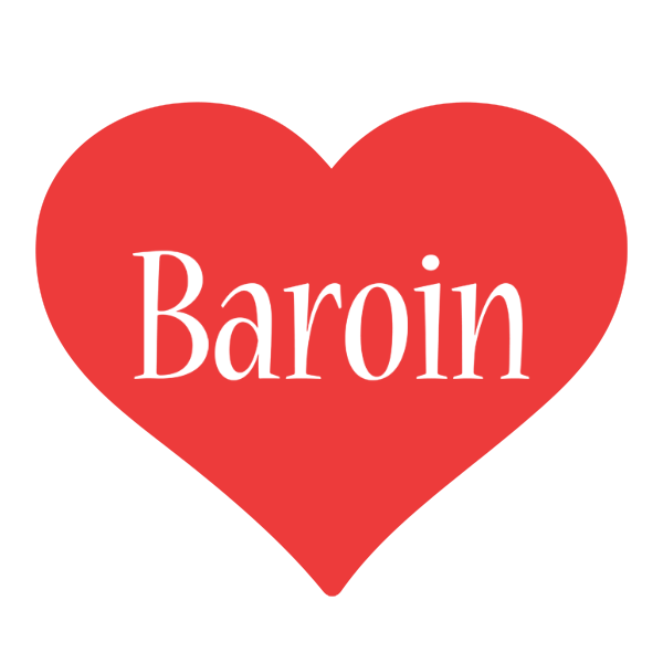 Baroin love logo