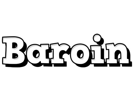 Baroin snowing logo