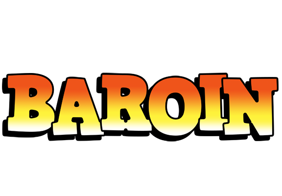 Baroin sunset logo