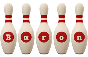 Baron bowling-pin logo