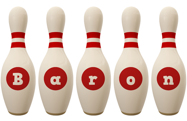 Baron bowling-pin logo