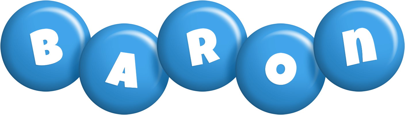 Baron candy-blue logo
