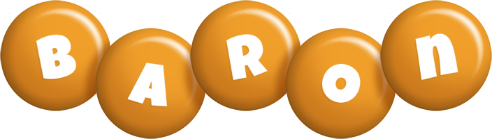 Baron candy-orange logo