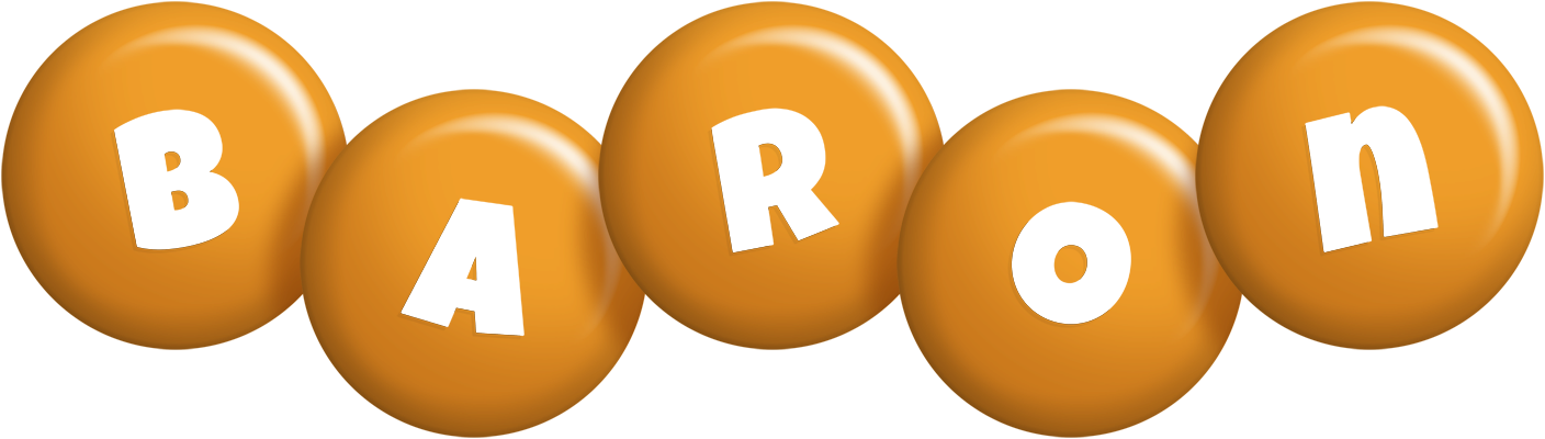 Baron candy-orange logo