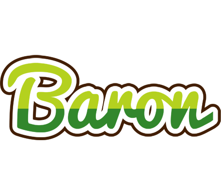 Baron golfing logo