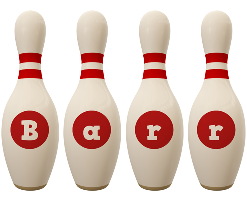 Barr bowling-pin logo