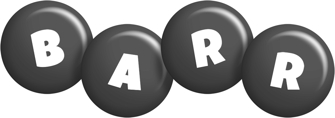 Barr candy-black logo
