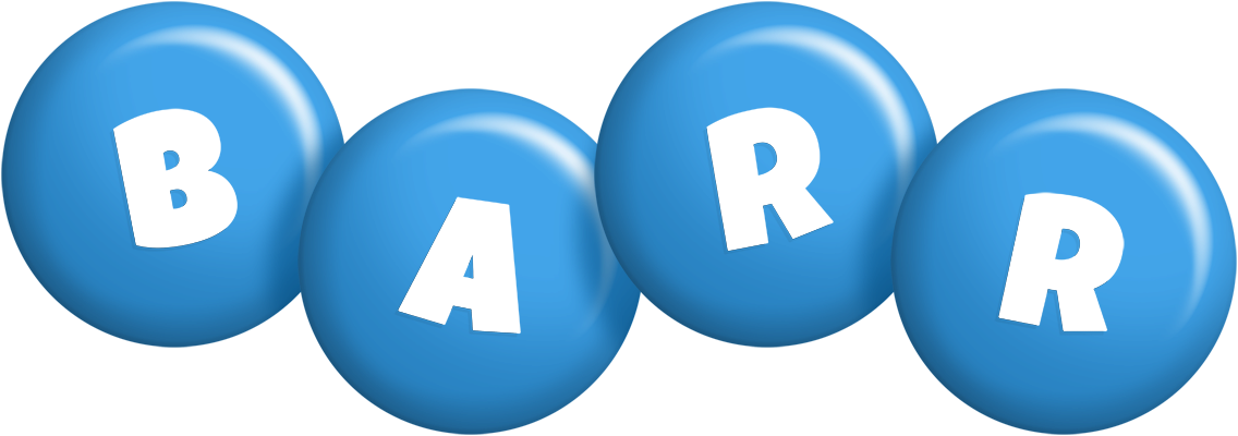 Barr candy-blue logo