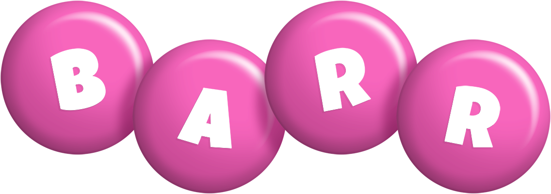 Barr candy-pink logo