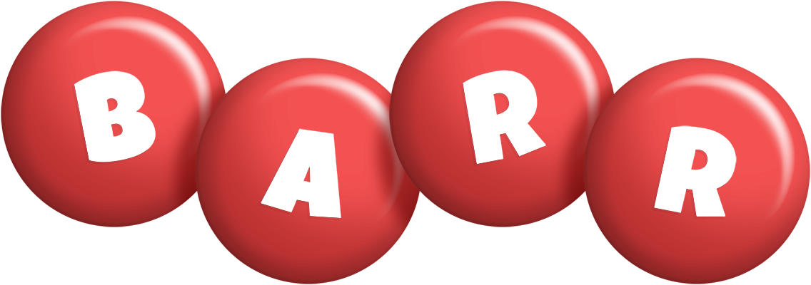 Barr candy-red logo