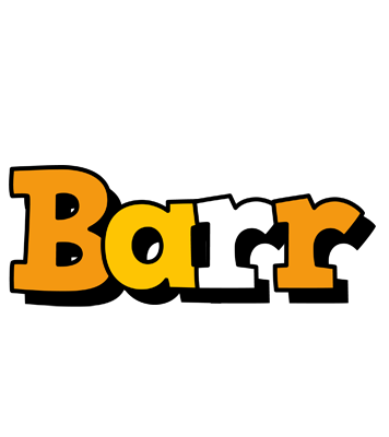 Barr cartoon logo