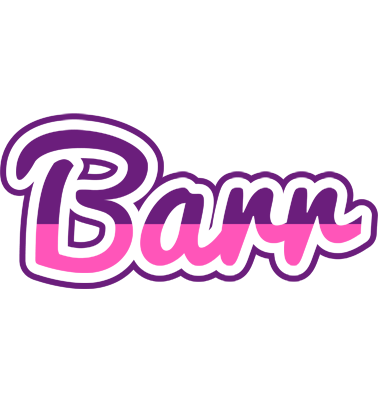 Barr cheerful logo