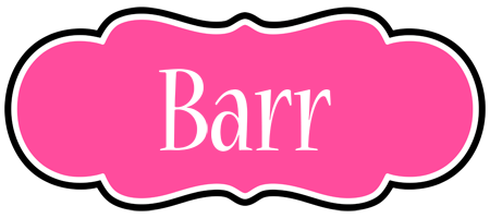 Barr invitation logo