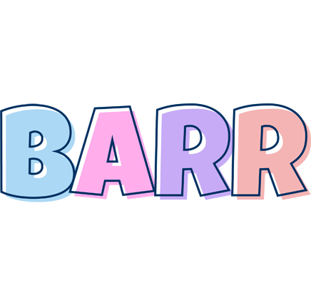 Barr pastel logo