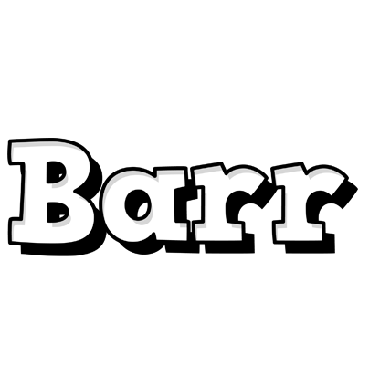 Barr snowing logo