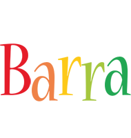 Barra birthday logo