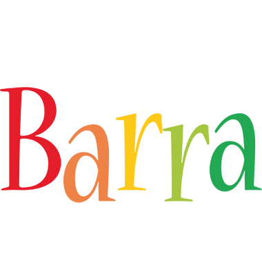 Barra birthday logo