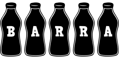 Barra bottle logo