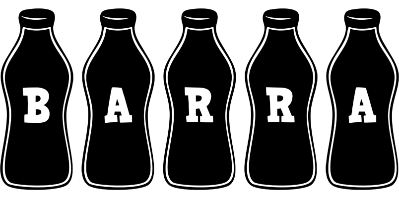 Barra bottle logo
