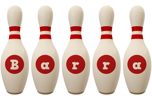 Barra bowling-pin logo