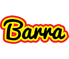 Barra flaming logo