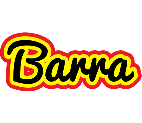 Barra flaming logo