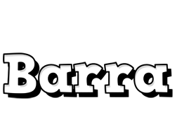 Barra snowing logo