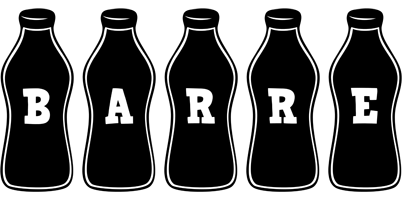 Barre bottle logo