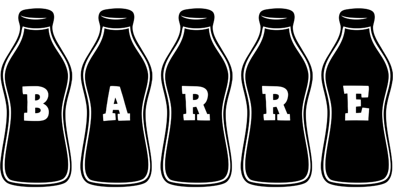 Barre bottle logo