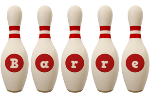 Barre bowling-pin logo