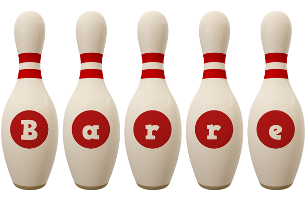 Barre bowling-pin logo