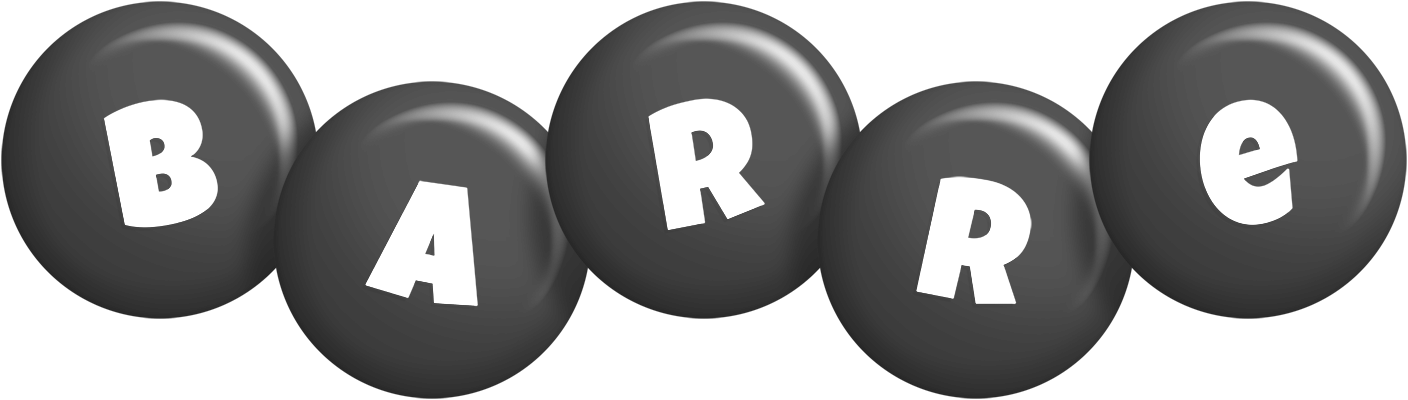 Barre candy-black logo