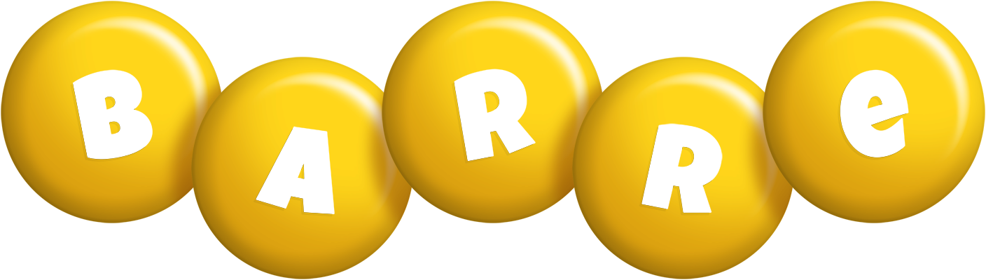 Barre candy-yellow logo