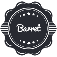 Barret badge logo