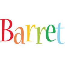 Barret birthday logo