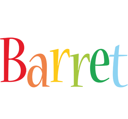 Barret birthday logo